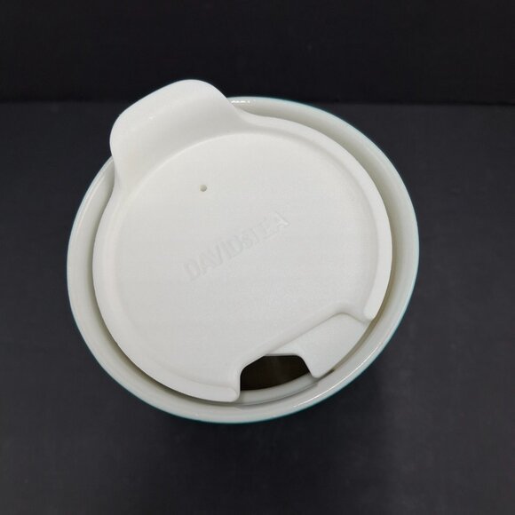 Davids Tea  Travel Mug with Lid  10 Years of Tea Love 10th Anniversary 12oz NEW - Picture 5 of 13